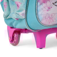 شنطة مدرسية ترولي مع مقلمة بتصميم كرتوني لون وردي...