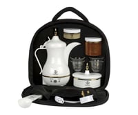 دلة المسافر صانعة القهوة العربية الكهربائية باللون...