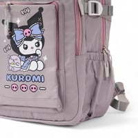 مجموعة شنطة ظهر مدرسية 5 في 1 تصميم كرومي بلون رما...