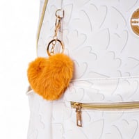 مجموعة شنطة ظهر مدرسية تولي 4 في 1 بتصميم قلوب لون...