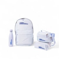 مجموعة شنطة ظهر مدرسية تولي 4 في 1 بتصميم عصري لون...