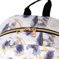 مجموعة شنطة ظهر مدرسية تولي 4 في 1 بتصميم زهور لون...