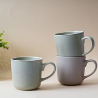 مج سيراميك بتصميم عصري بالوان متعددة - 1 حبة