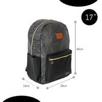 مجموعة شنطة ظهر مدرسية تولي 4 في 1 بتصميم مميز لون...