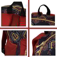 مجموعة شنطة ظهر مدرسية 5 في 1 بتصميم مميز باللون أ...