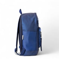 مجموعة شنطة ظهر مدرسية 4 في 1 بتصميم مميز لون ازرق