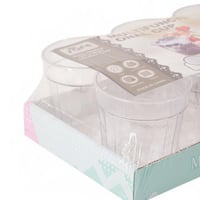 كاسات بلاستيك شفافة متعددة الاستخدامات