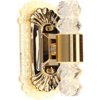 اضاءة جداريه بتصميم مميز ب3 اضاءات متغيرة لون ذهبي