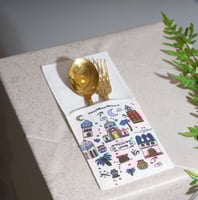 جيب أدوات المائدة الرمضاني - بتصميم رموز رمضان