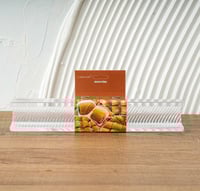 قالب لتشكيل العجين اكريلك بتصميم مميز باللون الشفا...