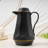 ترمس بتصميم مميز باللون الاسود - 1 لتر