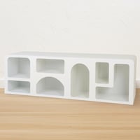 طاولة تلفزيون متعددة الاستخدامات باللون الأبيض مقا...