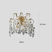 إضاءة حائط مفرد بتصميم عصري لون ذهبي