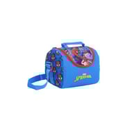 حقيبة لانش بوكس بتصميم الرجل العنكبوت لون ازرق واح...