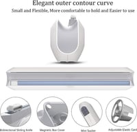 جهاز التغليف قابل لإعادة الملء لون ابيض