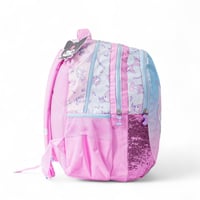 شنطة ظهر مدرسية مع مقلمة بتصميم كرتوني لون ازرق وو...