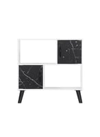 وحدة تخزين متعددة الاستعمال للكتب والديكور لون ابي...