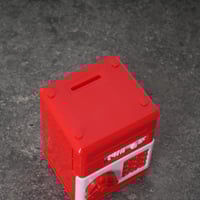 حصالة نقود برقم سري لون احمر