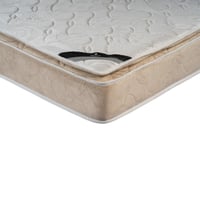 مرتبة سرير 14 طبقة مع طبقة لباد لون أبيض x بيج مقا...