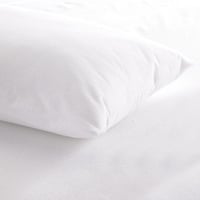 واقي وسادة قطعة واحدة لون ابيض مقاس 75x50 سم