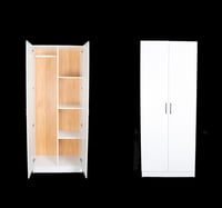 دولاب خشبي بتصميم عصري وأنيق -80x54x200 سم- لون اب...