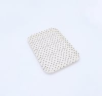 صينية تقديم مستطيلة بلاستيك بنقشة عصرية