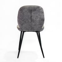 كرسى مفرد بتصميم مميز باللون البيج والرمادى مقاس 8...