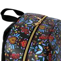 مجموعة شنطة ظهر مدرسية تولي 4 في 1 بتصميم زهور لون...