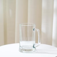 كاسات بتصميم مميز زجاج لون شفاف - 2 حبة