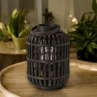 فانوس رمضان بتصميم مميز لون اسود مقاس 33 سم - رمضا...