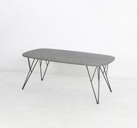 طاوله خدمه بتصميم انيق مميز 110x60x45 سم لون رمادى