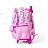 شنطة ترولي مدرسية مع مقلمة بتصميم كرتوني لون وردي...