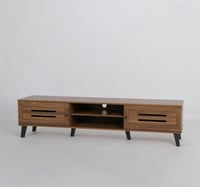طاولة تلفزيون خشب بتصميم مميز مقاس 160x40x44 سم