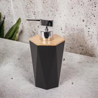 علبة صابون بتصميم عصري لون اسود مقاس 8X18 سم