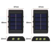 إضاءة حائط وكشاف لون اسود بلون انارة اصفر