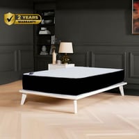 مرتبة سرير 9 طبقات بوجهين لون أبيض x أسود مقاس 140...