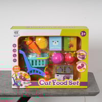 لعبة عربة التسوق بالوان متعددة