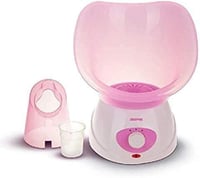 جهاز بخار للوجه من جيباس لون ابيض و زهري - GFS8701