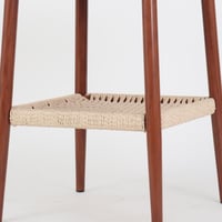 طاولة خدمة خشب لون بني x أسود مقاس 40x25x60 سم