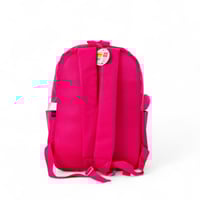 مجموعة شنطة ظهر مدرسية تولي 4 في 1 بتصميم قلب لون...