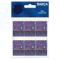 محاية كبيرة بتصميم برسا (برشلونة) باللون أزرق 6 حب...