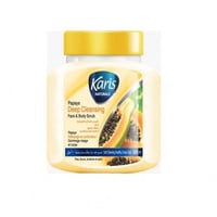 مقشر كاريس الطبيعي لتنظيف عميق بالبابايا للوجه وال...