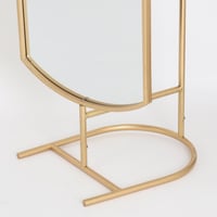 مرايا متحركة باستاند حديد باللون الذهبي مقاس 160x5...