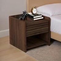 طاولة سرير جانبية خشب – 40×40×40 سم