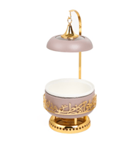 سخان طعام بتصميم مميز باللون البنفسجى والذهبي مقاس...