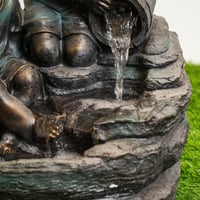 نافورة مياة بتصميم أطفال صغار مقاس 65x50x33 سم