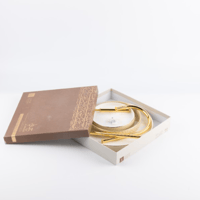 ستاند تقديم الحلويات مكون من 3 طبقات بلون ايفوراى...