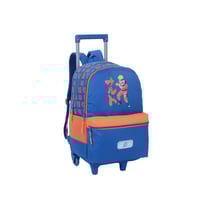 شنطة ترولي مدرسية مع مقلمة بتصميم ناروتو لون ازرق...