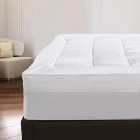 لباد مرتبة مايكروفايبر مع 2 وسادة بتصميم مميز لون...