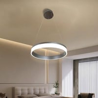 نجفة مودرن بتصميم مميز باللون الرمادى 3إضاءات بقوة...